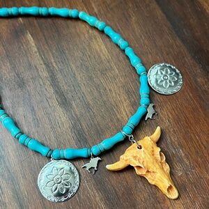Turquoise Native Charm Necklace